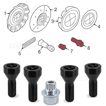 Amazon | ホイールナット Compatible With Z4 Z3 M6 For M5 M3